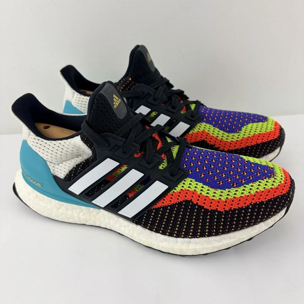 Adidas Women's UltraBoost Rainbow Knit Running Shoes‎ Black Size 7 US EU 38 2/3